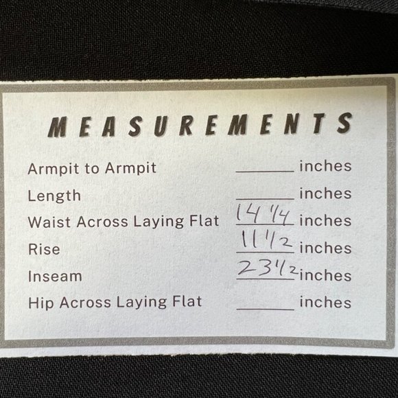 ASOS Black Cropped High Rise Seamed Pants size 6 - Picture 12 of 12